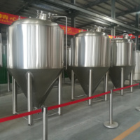 Tanque de Fermentación de Cerveza HG de Acero Inoxidable con Control PLC 220/380V y 6 Años de Garantía