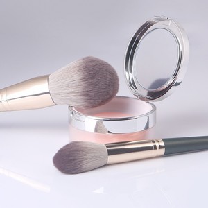 Customized Logo Material Packaging Wholesale Makeup Brushes <strong>Set</strong> 14PCS Green Synthetic Makeup Brushes Vegan Face - Product Image 4