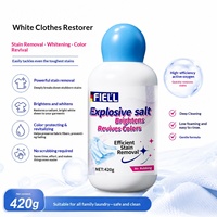 Agent blanchissant pour vêtements blancs, fixateur de couleur, élimine le jaunissement, illumine les blancs ; Poudre de blanchiment en flacon pour