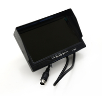 Consola de Conducción para Autobús Magnetic North QP001 con Pantalla de Monitoreo de Reversa de 7 Pulgadas para Autobuses Públicos