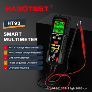 HT93 Inteligente - Medidor Digital Universal Multifuncional para Mantenimiento Eléctrico, Anti-Cortocircuito - Product Image 5