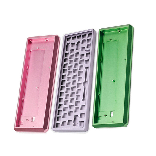 Mechanical Keyboard OEM CNC Machining Anodized Aluminum Keyboard Case Mechanical Keyboard Plate