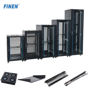 Gabinete de <span class=keywords><strong>rack</strong></span> de servidor de red FINEN fábrica 18u 22u <span class=keywords><strong>24u</strong></span> 27u 32u 37u 42u gabinete de servidor - Product Image 1