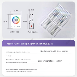 Présentoir magnétique 360 couleurs pour vernis à ongles en acrylique avec logo personnalisé, tableau de couleurs et rangement pour salon de manucure - Product Image 4