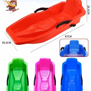 Grand <span class=keywords><strong>snowboard</strong></span> d'hiver écologique en plastique épais pour adultes 85cm planche de ski herbe/sable avec traîneau à frein - Product Image 1