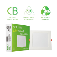 Vente directe des fabricants, panneau lumineux LED 15W 1450lm 6500K, lampe de plafond ronde, lumière à montage en surface IC-DOB pour bureau, hôtel