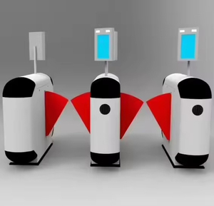 Chất lượng cao SUS 304 Flap rào cản turnstiles cửa dễ thương Kid thân thiện cao an toàn truy cập cho mẫu giáo và công viên giải trí - Product Image 5