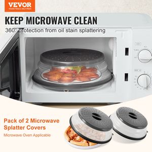 Couverture anti-éclaboussures pliable pour micro-ondes Db Wholesale, 10,4 pouces, en plastique, pour ustensiles de cuisine - Product Image 3