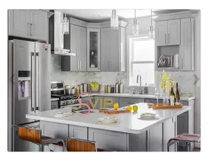 SVIP kompletter Küchenschrank-Set komplettiert Küchenschränke, montierfertig, modulare Küche