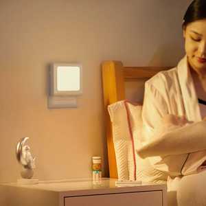 Modern Square LED Night <b>Light</b> with Dusk to Dawn <b>Sensor</b> Stepless Dimming 2700K Warm White <b>Indoor</b> Use - Product Image 5