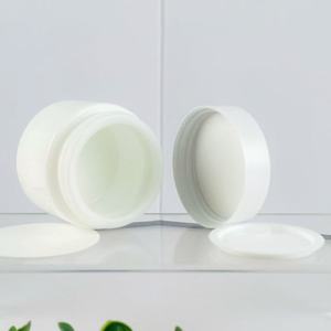 פרמיה יוקרתית 5 גרם 15 גרם 20 גרם 30 גרם 50 גרם 60 גרם 100 מ "ל מט זכוכית שחור בקבוק גוף חמאה צנצנת קרם עם ככפים לבנים - Product Image 6