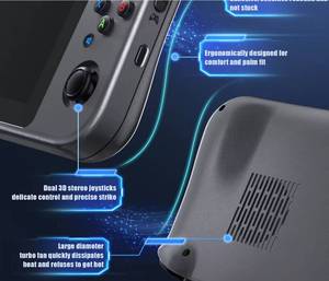 Neueste <span class=keywords><strong>Win600</strong></span> Steam Deck Video-Handheld-Spielkonsolen mit Win10/Steam OS System, 5,94 Zoll tragbarer PC, Mini-Laptop - Product Image 6