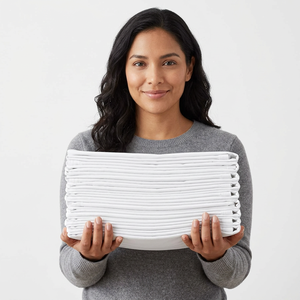 Ensemble de serviettes de cuisine en coton tissé de luxe, séchage rapide, écologiques, absorbantes, vente en gros, fabricant OEM/ODM, marque privée - Product Image 1