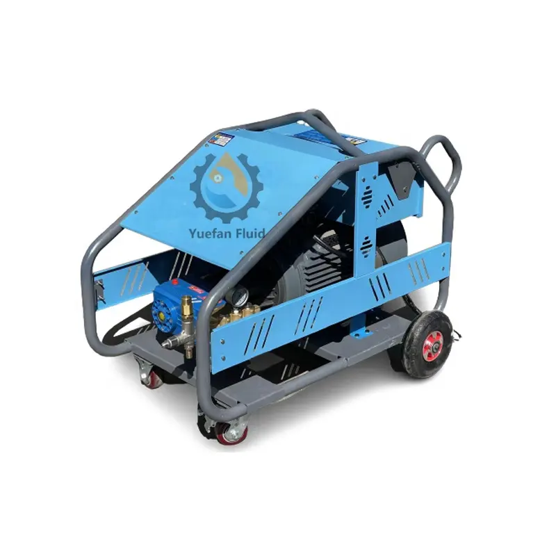 Electric High Pressure Cleaner Washer 500-1500 bar Washing Machine Pipe Heat Exchanger Cleaning