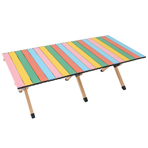 Coloré Kermit Table et chaise ensemble extérieur <span class=keywords><strong>arc</strong></span>-<span class=keywords><strong>en</strong></span>-<span class=keywords><strong>ciel</strong></span> pliant chaise de plage <span class=keywords><strong>Camping</strong></span> pêche Portable pliant tabouret chaises de décrochage - Product Image 2