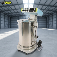 Machine de revêtement en poudre portable, équipement de pulvérisation électrostatique à friction, taux de charge de 70-90%, double tension 110-220V, Pro