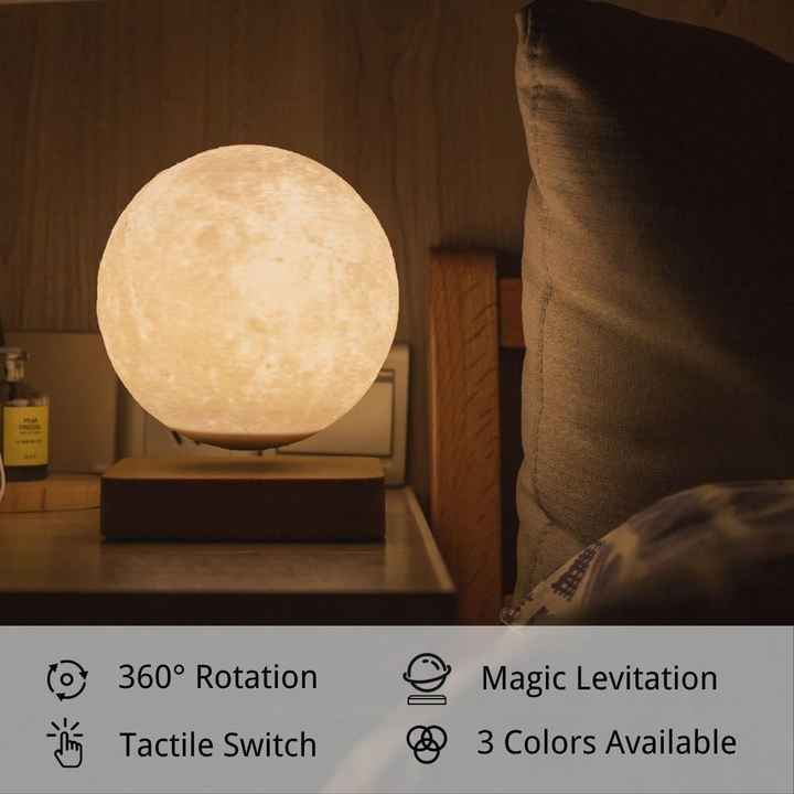 Magnetic Levitating Moon Lamp