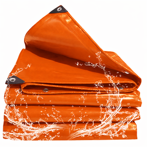 Прочный водонепроницаемый ПВХ-тент для покрытия грузовиков и прицепов, ткань с ножеустойчивым покрытием для промышленного транспорта - Product Image 4