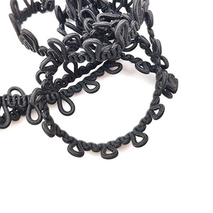 Vendita calda di alta qualità all'ingrosso abito da sposa nero elastico filo pulsante per abbigliamento abbigliamento abito da sposa - Product Image 5