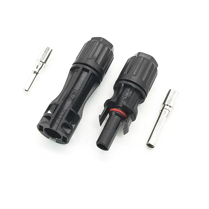 NSPV Solar Panel Cable Connectors TUV Male Female Solar Connector With IP68 Rating For System Connection