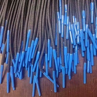 Lacets à bas prix de haute qualité, 1 pièce, avec résine de silicone, trempage, haute brillance, doux, imperméable, collage rapide