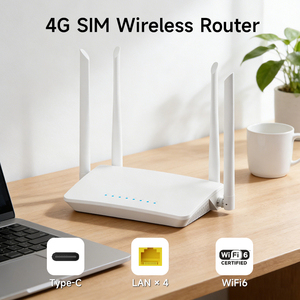 Router Inalámbrico ChiWay en Oferta, Router LTE <span class=keywords><strong>con</strong></span> Ranura para Tarjeta SIM, Router <span class=keywords><strong>Wifi</strong></span> Estándar de 300 Mbps, Router 4G <span class=keywords><strong>con</strong></span> Tarjeta SIM, CPE 4 LAN Italia - Product Image 1