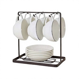 Newest Design Wrought Iron Cup And <b>Plate</b> Stand <b>For</b> Home And Hotelware <b>Plate</b> And Cup Stand High Quality Kitchenware <b>Plate</b> Stand - Product Image 1