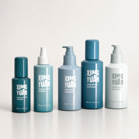 Ensemble d'emballages personnalisés et durables pour flacons de lotion à pompe et vaporisateurs à fine brume brillants de 75 ml, 100 ml, 200 ml pour crèmes visage et soins de la peau
