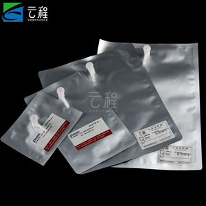 Bolsa de Muestreo de Gas de Aluminio de 2.1L con Válvula Única de Plástico para Uso en Laboratorio - Product Image 2