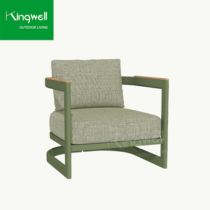 Ensemble <span class=keywords><strong>de</strong></span> canapés <span class=keywords><strong>de</strong></span> <span class=keywords><strong>jardin</strong></span> modernes résistants aux intempéries, en <span class=keywords><strong>aluminium</strong></span> <span class=keywords><strong>de</strong></span> luxe en forme <span class=keywords><strong>de</strong></span> L, avec structure en <span class=keywords><strong>bois</strong></span> massif pour hôtels - Product Image 3