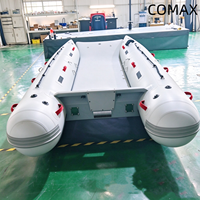 Bateau Catamaran Gonflable pour Sports Nautiques et Pêche à la Carpe, Embarcation Portable à Pontons Gonflables
