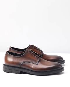 Chaussures Oxford en cuir véritable pour hommes, classiques, formelles, décontractées, à bout carré, de haute qualité, luxueuses, personnalisées, semelles antidérapantes - Product Image 6