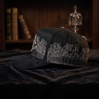 Gorras G5 Personalizadas con Logotipo Bordado en 3D, Gamuza Vegana, Visera Ancha, Forro de Satén, Visera Curva, Gorra Deportiva de Béisbol de 5 Paneles, Gorras Beard