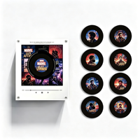 Imán Giratorio de Vinilo NFC con Diseño de Superhéroes de Marvel Avengers, Venta al Por Mayor de Fábrica, Logotipo Personalizado, Regalo Decorativo para el Hogar para Fanáticos de las Películas