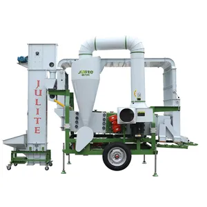 Julite Cocoa Beans Cleaner Vibrating Screen Machine Soybean Grain Seed Gravity Separator Machine