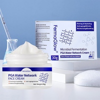 Crème Hydratante Visage Réparatrice au Collagène, Peptides et Céramides, à l'Acide Polyglutamique Fermenté, pour le Soutien de la Barrière Cutanée et l'Équilibre Hydrique