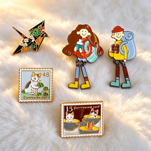 Pin de acrílico promocional con logotipo personalizado, broche de dibujos animados, dijes personalizados para decorar sombreros, mochilas y chaquetas - Product Image 3