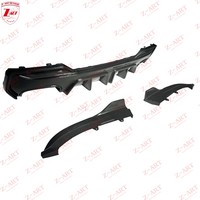 Diffuseur arrière en Fiber de carbone sèche G22 Z-ART pour BMW G22 lèvre arrière en Fiber de carbone sèche pour tous les nouveaux 4 coupés 2020 +