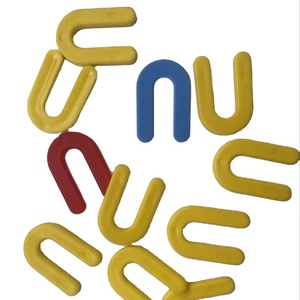 Empaquetador de plástico Tipo U Espaciadores de azulejos Sistema de nivelación de azulejos Cuñas de <span class=keywords><strong>herradura</strong></span> para piso de pared de ventana - Product Image 1