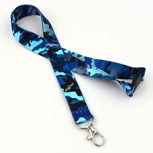 Custom Polyester Designer Keychain Durable Neck Strap Lanyard - Product Image 1
