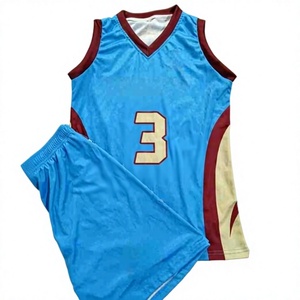 Maillot de basket-ball 100% polyester sur mesure nouveauté uniforme respirant pour ensemble de taille plus Style fabriqué au Pakistan - Product Image 1