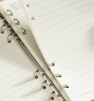 Carnet à spirales A5 de haute qualité, 200 pages, couverture souple en PU, rechargeable, bloc-notes, papeterie promotionnelle pour entreprises, cadeaux