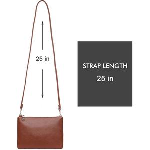 <span class=keywords><strong>Amelie</strong></span> Galanti bolso cruzado pequeño de lujo para mujer suave duradero exquisita tela de cuero estilo Simple poliéster PU forro - Product Image 5