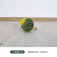 Décoration d'intérieur Erevgreen Cactus en plastique Faux Plantes Plante tropicale Simulation Cactus Cactus artificiel