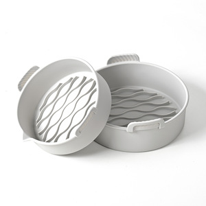 Wholesale <b>Air</b> <b>Fryer</b> Accessory 7.8" 8.8" 2PCS <b>Round</b> Reusable Silicone <b>Liners</b> for 4 to 7 QT Oven Microwave - Product Image 6