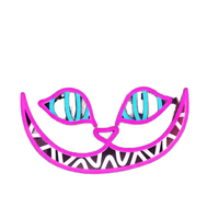 Enseignes au néon Chat du Cheshire, Alice au Pays des Merveilles, Chat souriant, lumière au néon LED, montage mural, intensité réglable, chambre à coucher, salle de jeux, bar, fête, cadeau d'anniversaire