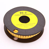Étiquettes de marquage pour câbles plats ronds en PVC de la série EC-J