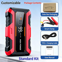 Démarreur de secours portable pour voiture, chargeur de batterie externe, alimentation de démarrage d'urgence