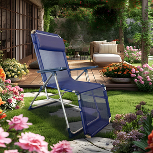 Silla Plegable de Metal para Exteriores, Jardín, Piscina, Playa, Silla de Camping de Tubo de Aluminio - Product Image 4