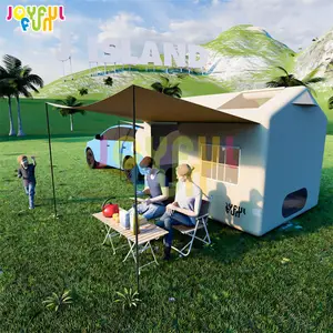 JOYFUL FUN neues Design Luft camping zelt mit aufblasbarem DWF-Bett camping